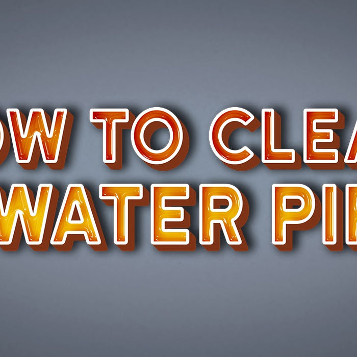How to Clean a Water Pipe