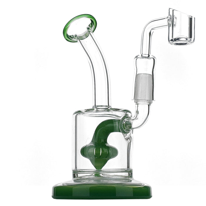 6.5" Shower Perc Hanger Banger Dab Rig - SmokeZone 420