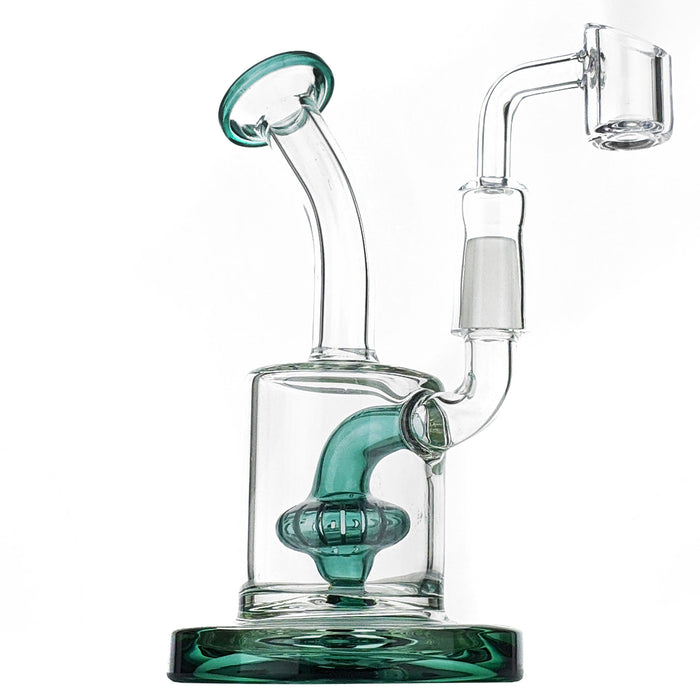 6.5" Shower Perc Hanger Banger Dab Rig - SmokeZone 420