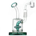6.5" Shower Perc Hanger Banger Dab Rig - SmokeZone 420