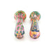 4.5" Gold Fumed Polka Dot & Swirl Art Hand Pipe - SmokeZone 420