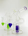 9" Color Shower Perc Mohawk Water Pipe - SmokeZone 420