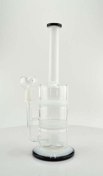 11" Double Honeycomb & Wheel Perc Water Pipe - SmokeZone 420