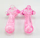 5" Triple Bead Pink Hand Pipe - SmokeZone 420