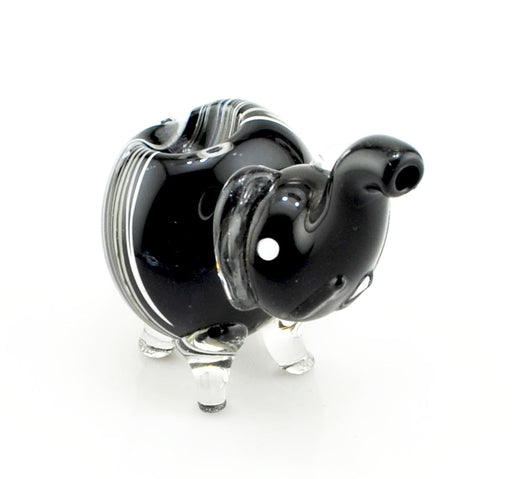 Black Elephant Hand Pipe - SmokeZone 420