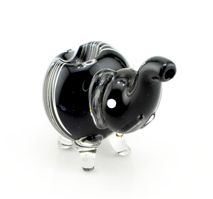 Black Elephant Hand Pipe - SmokeZone 420