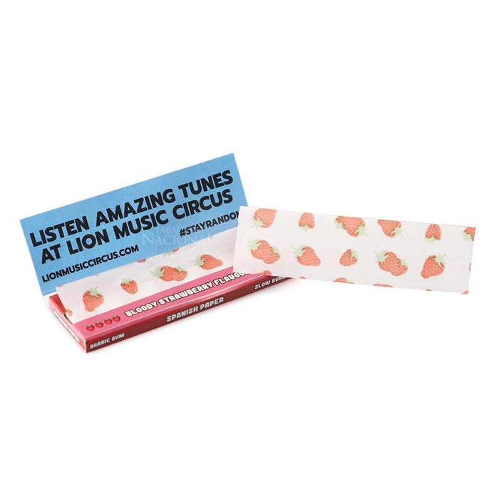 Lion Rolling Circus Flavored 1¼ Rolling Papers - Bloody Strawberry - SmokeZone 420