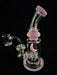 7" Slime Color Bent Mouth Dab Rig - SmokeZone 420