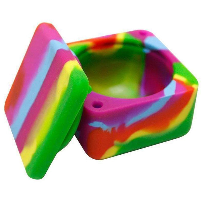 Square Silicone 27ml Jar - SmokeZone 420