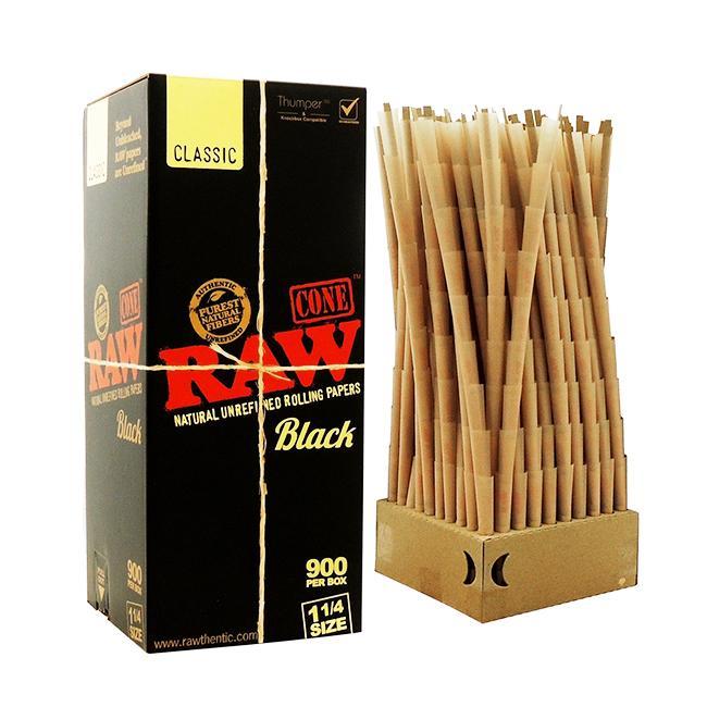 RAW Black Classic Bulk Cones - SmokeZone 420