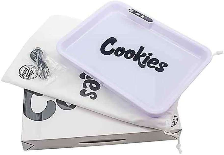 Cookies LED Glow Rolling Tray - SmokeZone 420