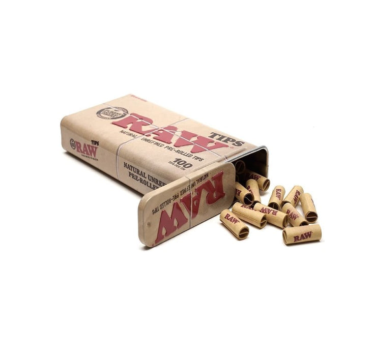 RAW Pre-Rolled Tips Tin - SmokeZone 420