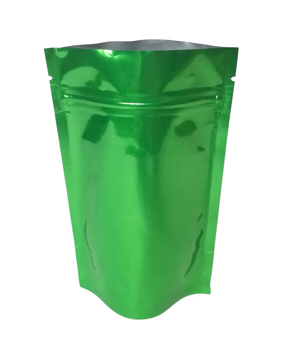 1/2 Ounce Green Mylar Bag (Pack of 50) - SmokeZone 420