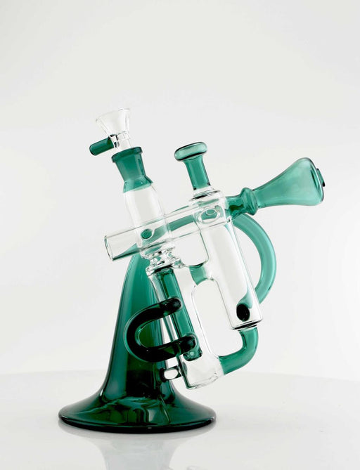 7" Fancy Trumpet Style Recycler Water Pipe - SmokeZone 420