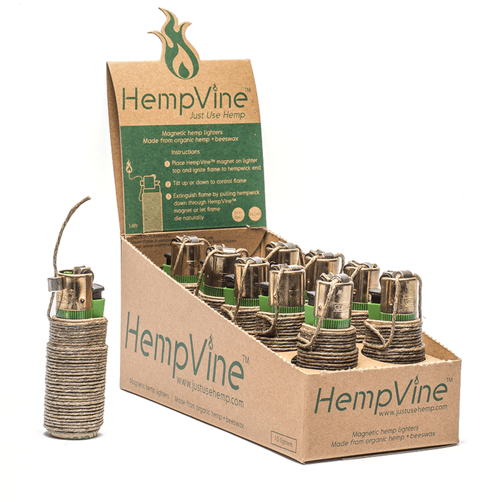HempVine Clipper 14ft Magnetic Hemp Lighters - SmokeZone 420