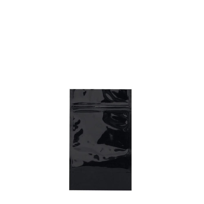 1 Gram Black Mylar Bag (Pack of 50) - SmokeZone 420