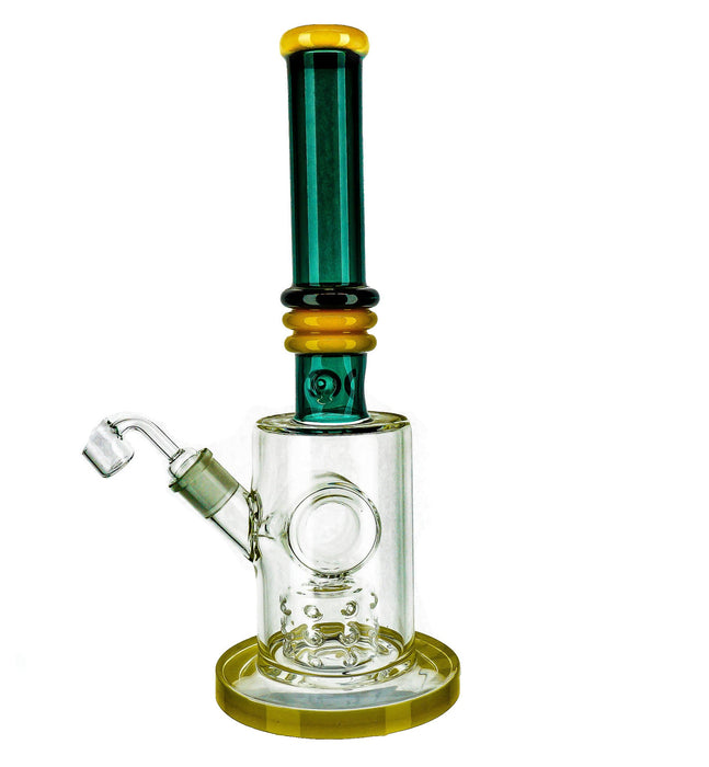 14" Cylinder Shower Perc Dab Water Pipe - SmokeZone 420