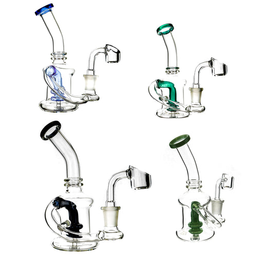 6" Mini Recycler Dab Rigs - SmokeZone 420