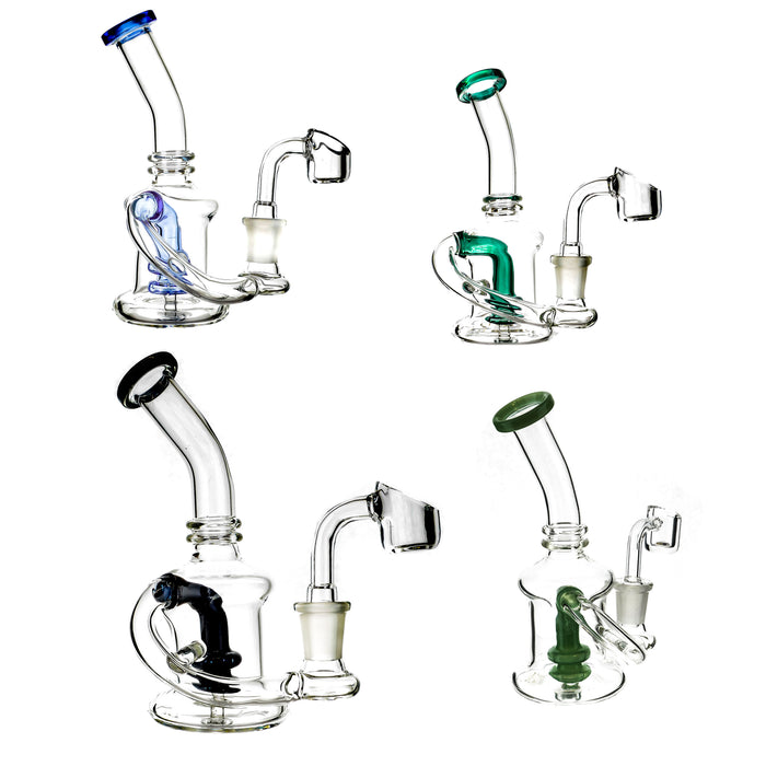 6" Mini Recycler Dab Rigs - SmokeZone 420