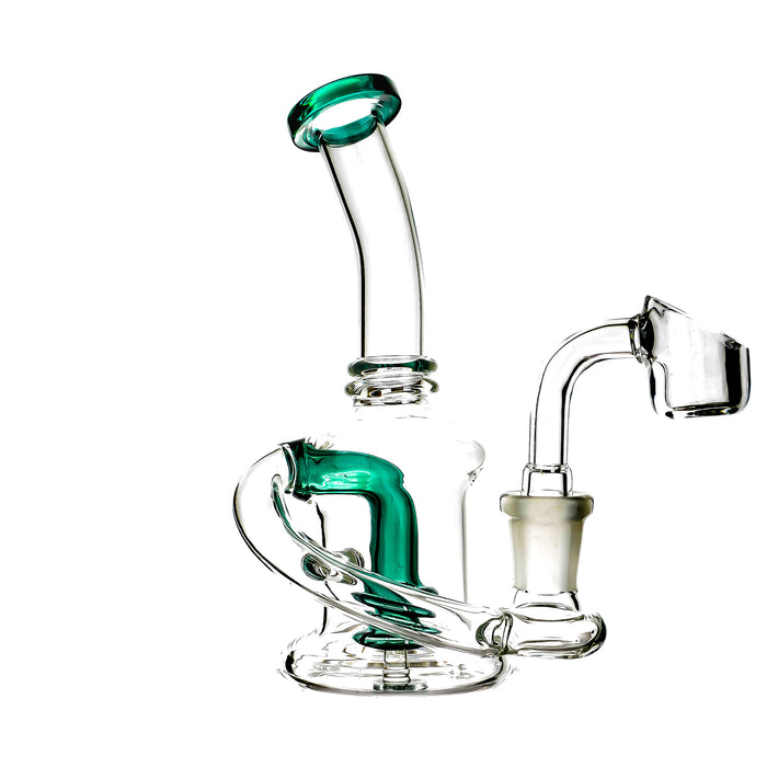 6" Mini Recycler Dab Rigs - SmokeZone 420