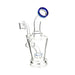 6" Base Shower Perc Clear Dab Rig - SmokeZone 420
