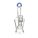 6" Base Shower Perc Clear Dab Rig - SmokeZone 420