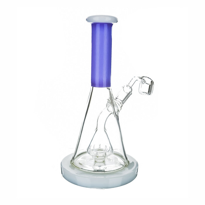8" Color Tube Beaker Base Dab Rig - SmokeZone 420