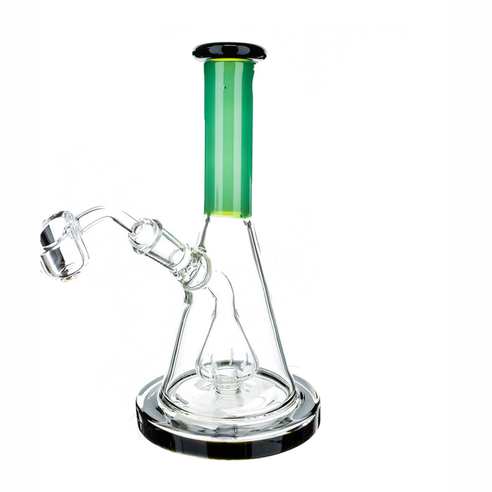 8" Color Tube Beaker Base Dab Rig - SmokeZone 420