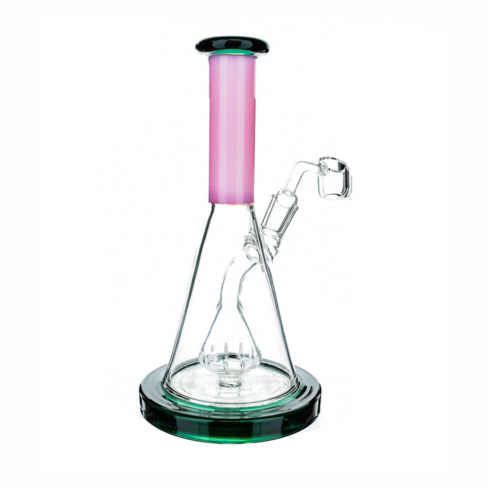 8" Color Tube Beaker Base Dab Rig - SmokeZone 420