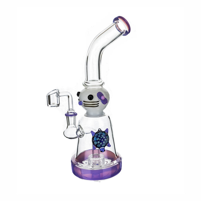 11" Animal Face Bent Mouth Dab Rig - SmokeZone 420