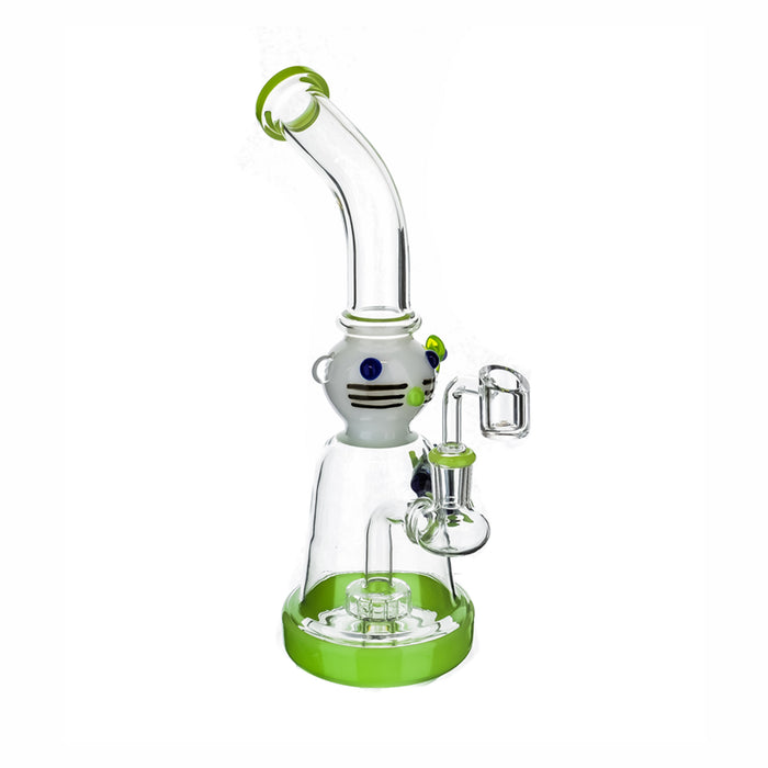 11" Animal Face Bent Mouth Dab Rig - SmokeZone 420