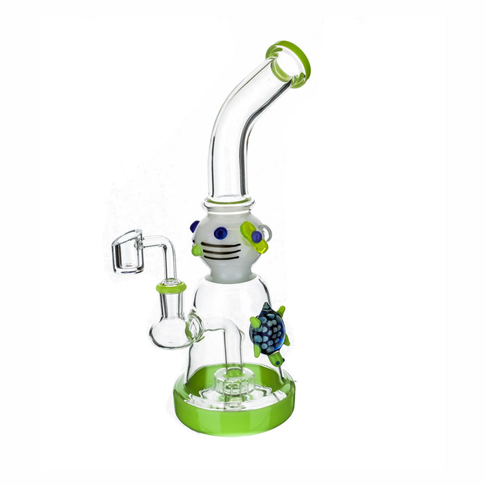11" Animal Face Bent Mouth Dab Rig - SmokeZone 420