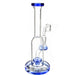 8" Round Body Straight Tube Dab Rig (ONLY AVAILABLE IN SMOKE GREY & TEAL) - SmokeZone 420