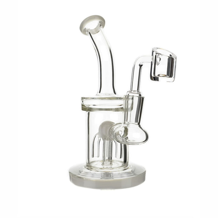 6" Mini Bent Mouth Tree Perc Dab Rig - SmokeZone 420