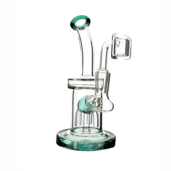 6" Mini Bent Mouth Tree Perc Dab Rig - SmokeZone 420