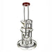 7" Clear Bent Color Mouth Shower Perc Dab Rig - SmokeZone 420