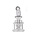 6.5" Clear Round Body Color Shower Perc - SmokeZone 420