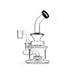 6.5" Clear Round Body Color Shower Perc - SmokeZone 420