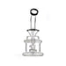 6.5" Clear Round Body Color Shower Perc - SmokeZone 420