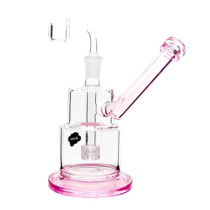 6" Dream Slanted Mouth Pink Dab Rig - SmokeZone 420