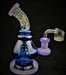 7" Slime Colors Dab Rig With Twisted Glass Mouth - SmokeZone 420