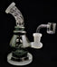 7" Slime Colors Dab Rig With Twisted Glass Mouth - SmokeZone 420