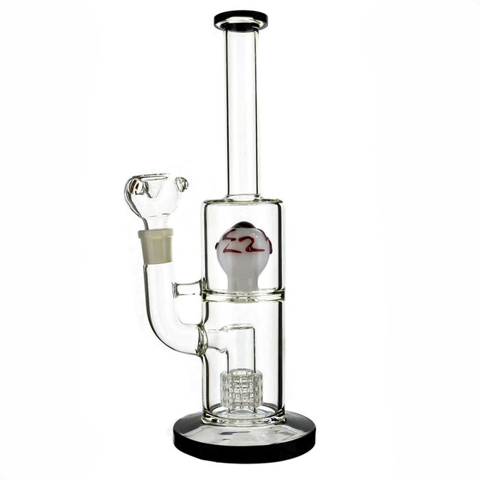 12" Eyeball & Matrix Perc Water Pipe - SmokeZone 420