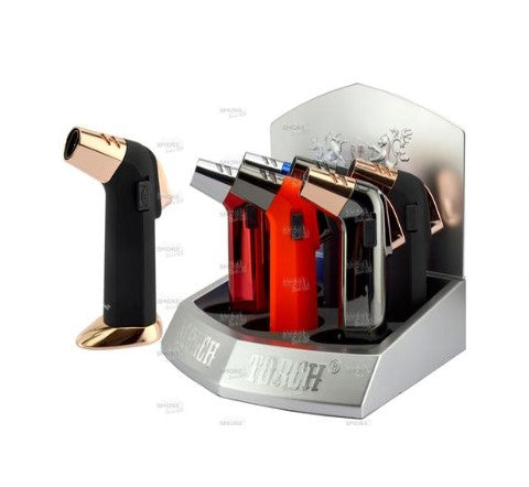Scorch 61529-1 Color Double Turbo Torch (6 Per Box) - SmokeZone 420