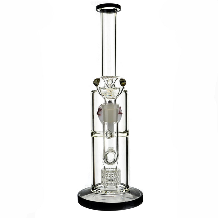 12" Eyeball & Matrix Perc Water Pipe - SmokeZone 420