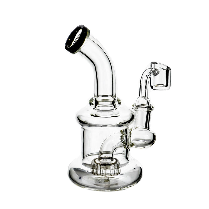 6" Mini Shower Head Dab Rig - SmokeZone 420