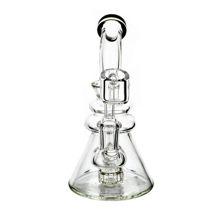 6" Triple Ring Beaker Base Dab Rig - SmokeZone 420