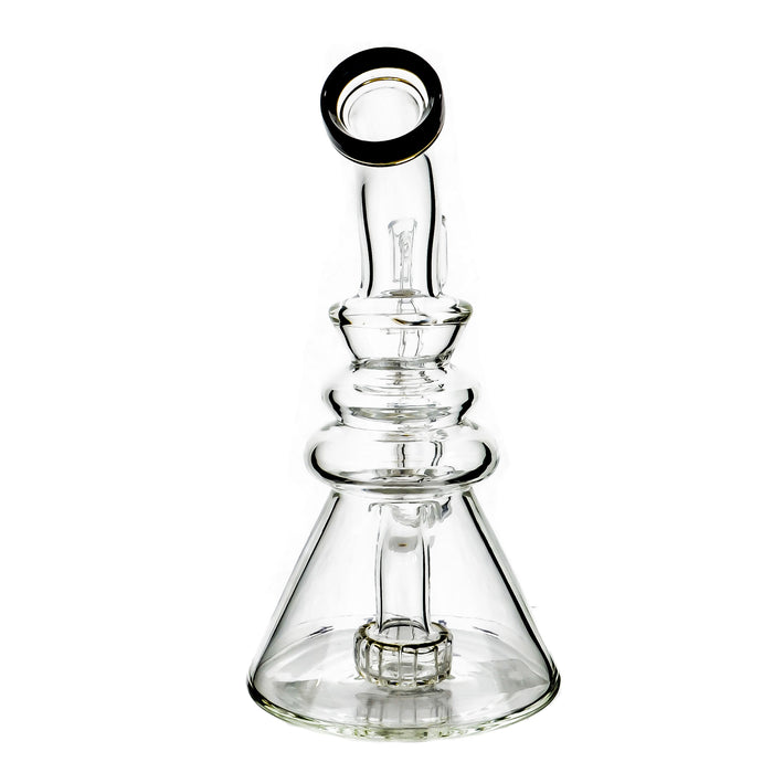 6" Triple Ring Beaker Base Dab Rig - SmokeZone 420