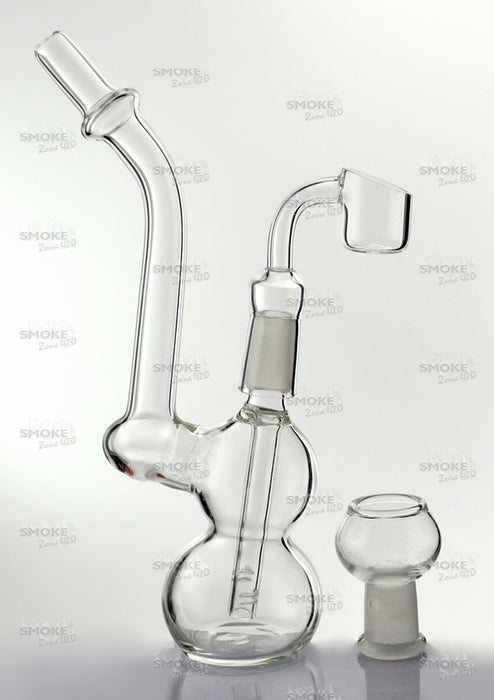 6" Clear Sherlock Dab Rig - SmokeZone 420