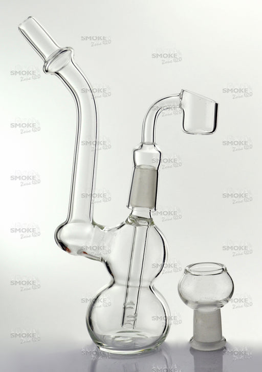 6" Clear Sherlock Dab Rig - SmokeZone 420
